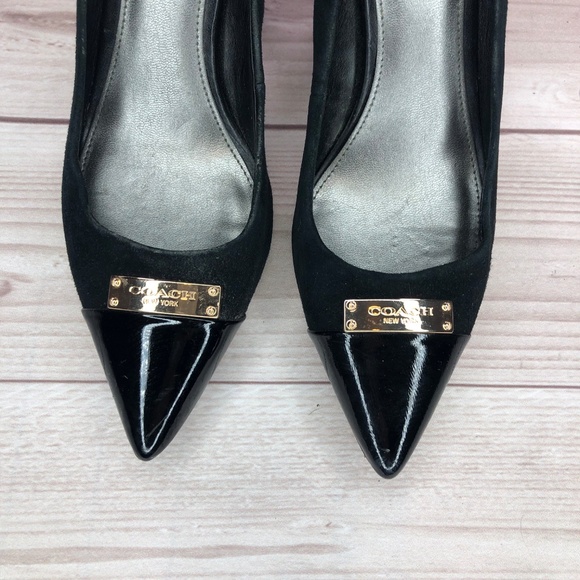 Coach Women's Zan Mat Calf Pump  Size 8 - Picture 2 of 8